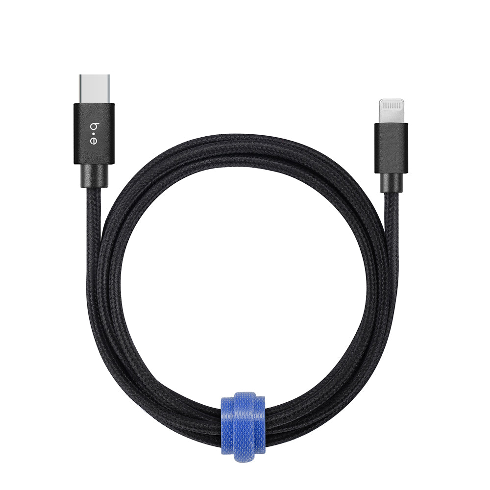 Blu Element Braided Charge/Sync USB-C to Lightning Cable 4FT Charge/Sync Cables