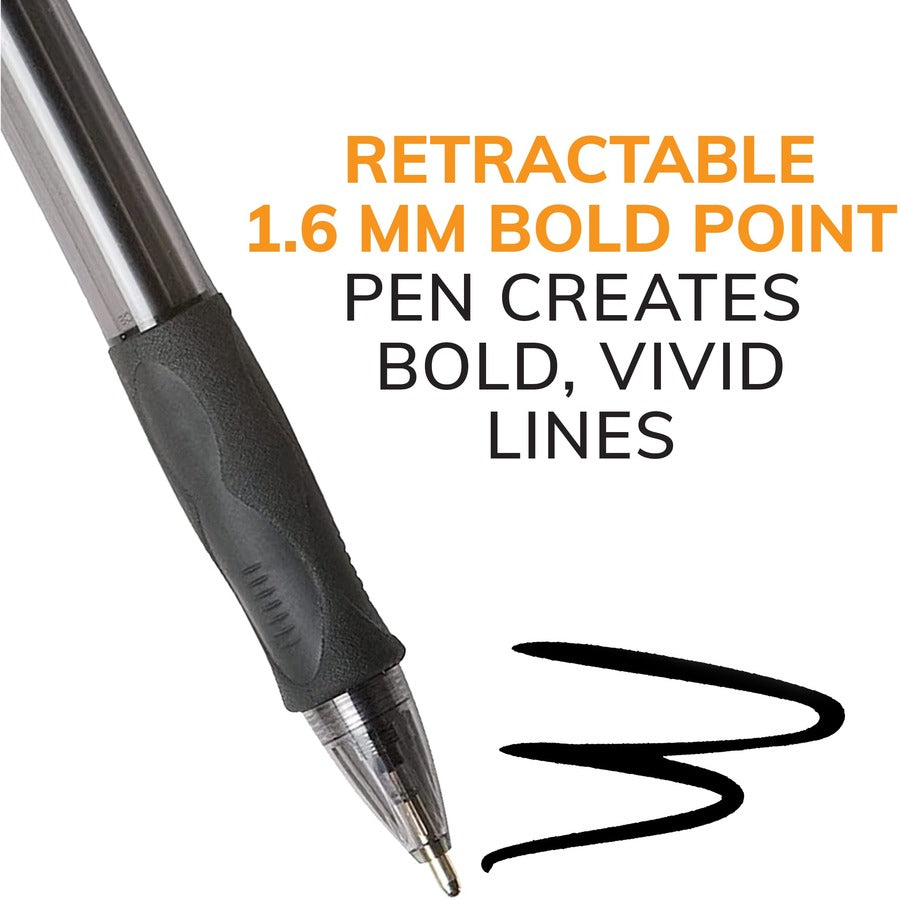BIC Glide Bold Black Ballpoint Pen, Bold Point (1.6 mm) - Each