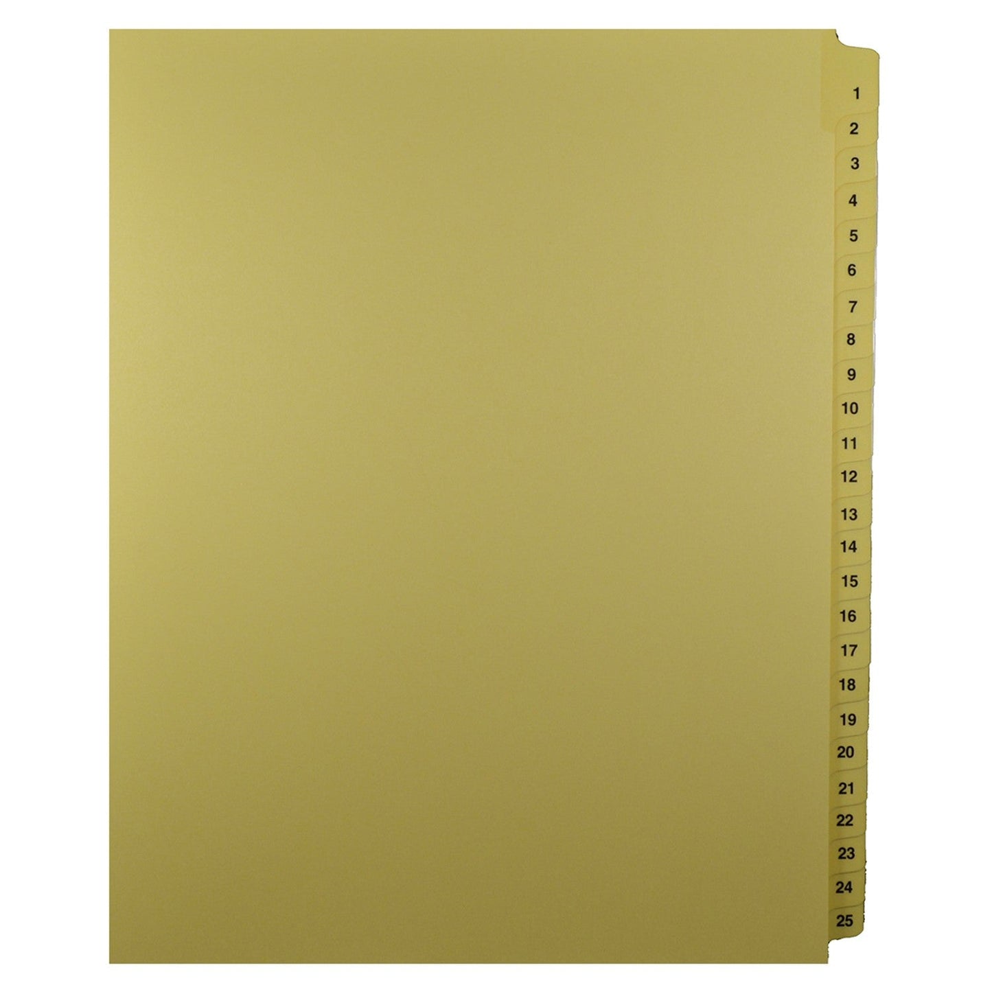 Quest Numerical Litigation Index Dividers