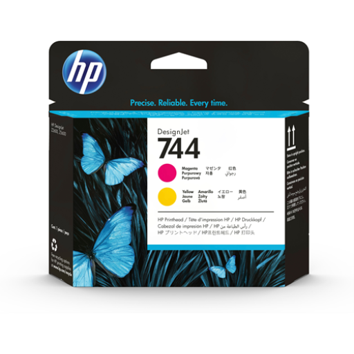 HP 744 Magenta and Yellow Printhead