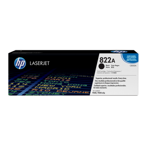 C8550A HP #822A Black CLJ Print Cartridge CLJ 9500