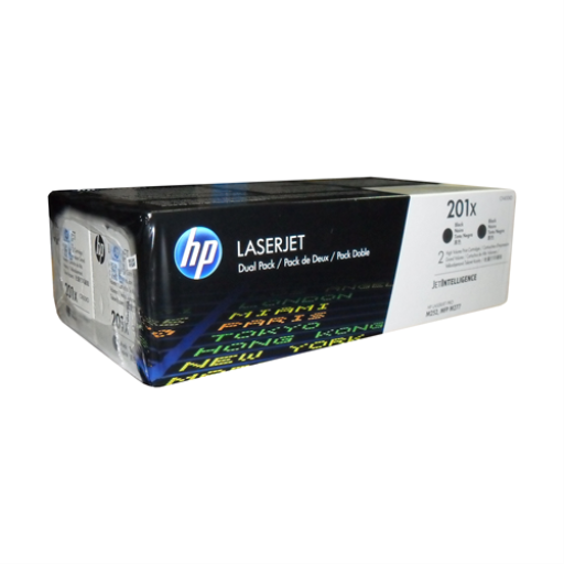 HP 201X Black 2-pack LJ Toner Cartridge