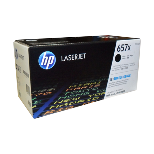 HP 657X Black LaserJet Toner Cartridge