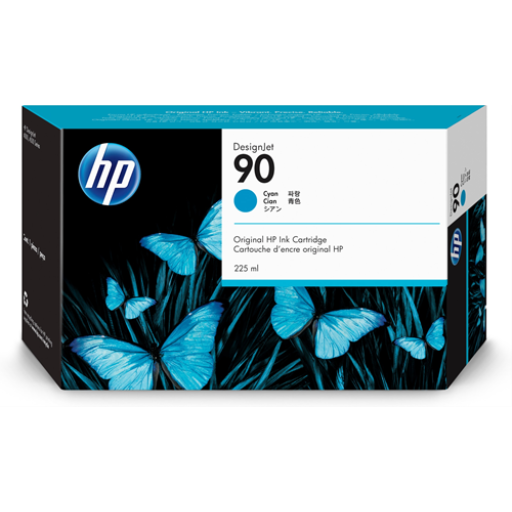 HP 90 Cyan 225 ml Ink Cartridge