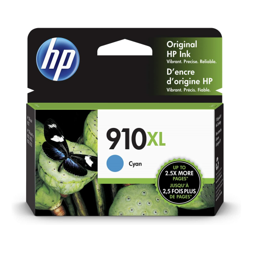 HP 910XL Cyan Original Ink Cartridge