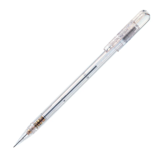 Pentel CAPLET Mechanical Pencil, 0.5mm Clear Barrel