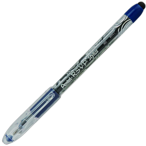 R.S.V.P. Stylus Ballpoint Pen, (1.0mm), Blue Ink