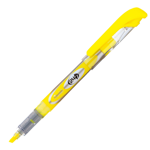 24/7 Liquid Highlighter, Chisel Tip, Yellow Ink