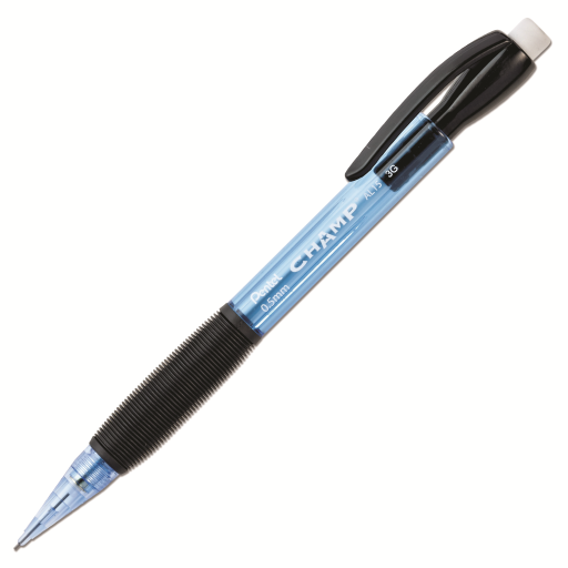 CHAMP Mechanical Pencil (0.5mm), Tinted Blue Barrel
