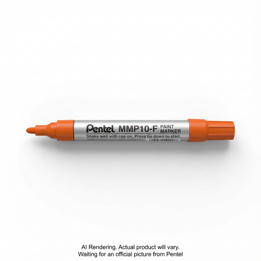 Pentel Paint Marker, Medium Point (4.5mm), Bullet Tip, Orange Ink