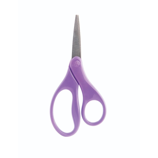 5? Antimicrobial Hard Handle Pointed Kids Scissors/ Ciseaux ? bouts pointus avec protection antimicrobienne poign?e dure pour enfants, 5 po