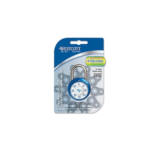 Combination Lock with Antimicrobial Protection - 2 Colours, 48mm/ 1-7/8? /
Cadenas ? combinaison antimicrobien, 2 couleurs, 48mm/1-7/8 po