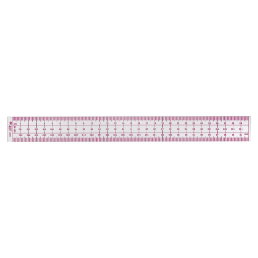 30cm Transparent Zero Centering Metric Grid Ruler
Grille m?trique transparente de 30 cm centr?e sur z?ro