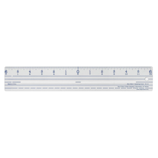 Zero Centering Craft Ruler 12?
R?gle artisanant centr?e sur z?ro, 12 po