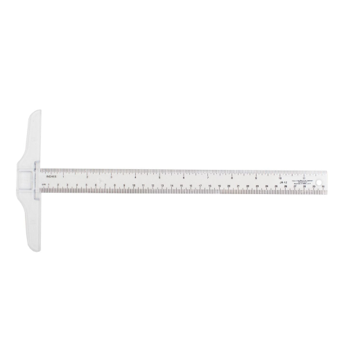 30cm/12? Plastic T-Square / ?querre en T de 30cm/ 12 po po en plastique
