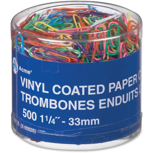 1-1/4" ? 33 mm - 500 per Tub - Assorted Colours /
1-1/4 po ? 33mm, couleurs assorties - 500 par bacs
