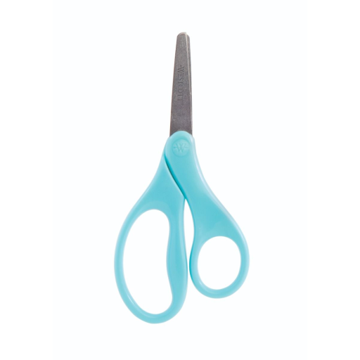 5? Antimicrobial Hard Handle Blunt Kids Scissors/ Ciseaux ? bouts ronds avec protection antimicrobienne poign?e dure pour enfants, 5 po