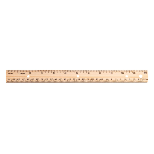 30cm/12" ? Inch/Metric, Metal Edge /
30cm/12 po ? pouces/m?trique ? ar?te en m?tal