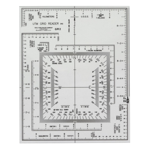 UTM (Universal Transverse Mercator) Grid Reader
Traceur grille (UTM) Universal Transver Mercator)