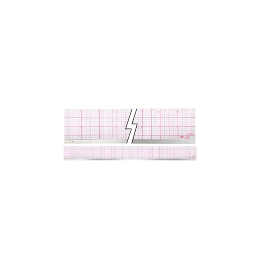 8ths Bevelled Ruler 18?, with Stainless Steel Edge
R?gle biseau 1/8 au po, 18 po, avec bande d'acier inoxydable