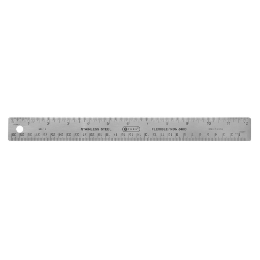 30cm/12? Stainless Steel Cork Backed Ruler
R?gle en acier inoxydable endos de li?ge caoutchout?, 30cm / 12 po