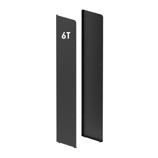 (CUSMA form attached) Rakabot Titan 6 Tier powder coated side panel MATE BLACK