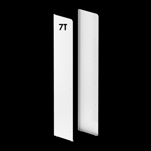 (CUSMA form attached) Rakabot Titan 7 Tier powder coated side panel PURE WHITE