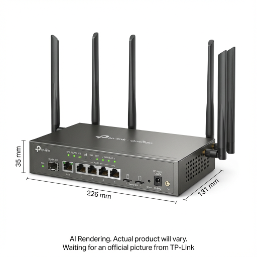 Omada 4G+ Cat6 AX3000 Gigabit VPN Router