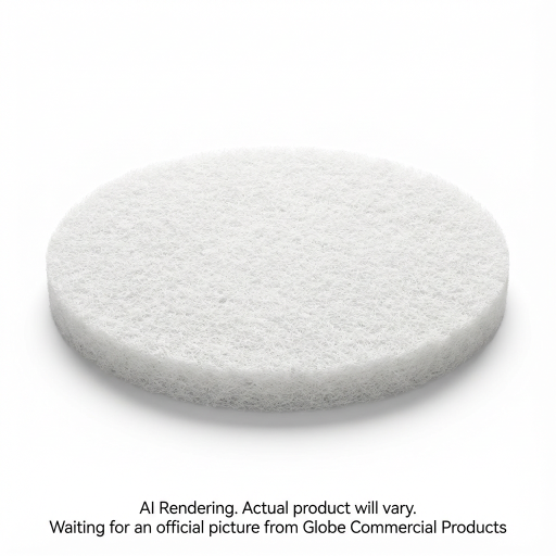 11" White Super Polish Floor Pad