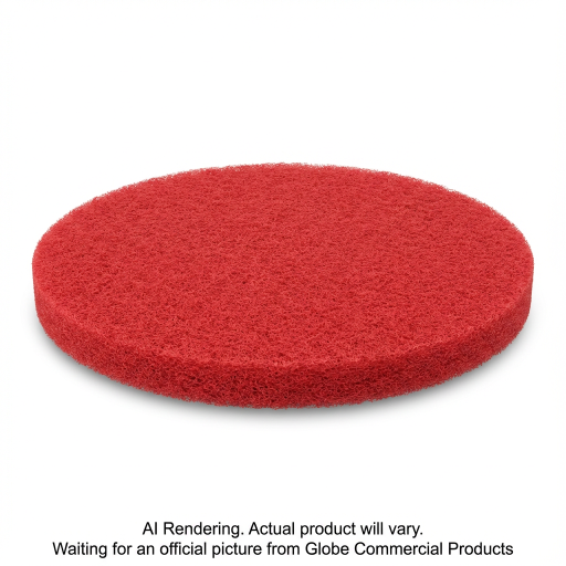 21" Red Buffing Floor Pad