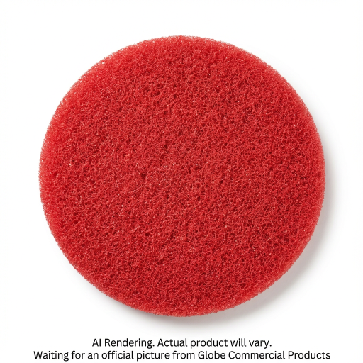 10" Red Buffing Floor Pad