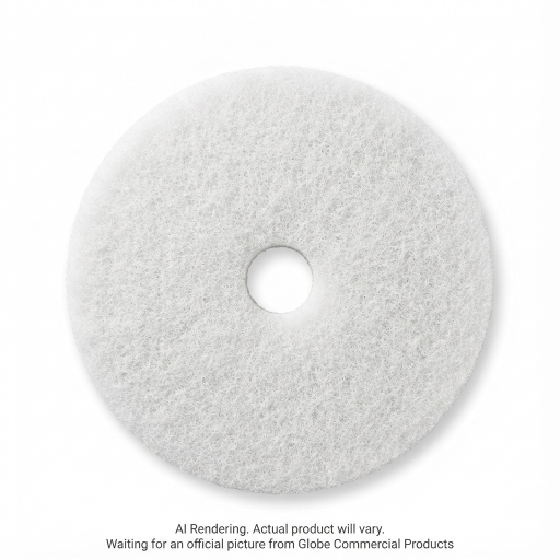 16" White Super Polish Floor Pad