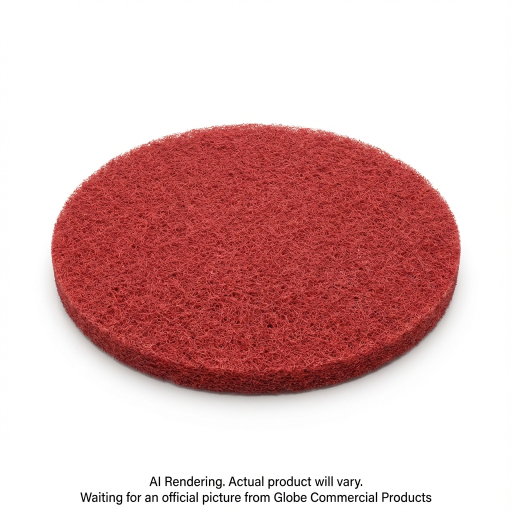 20" Red Buffing Floor Pad