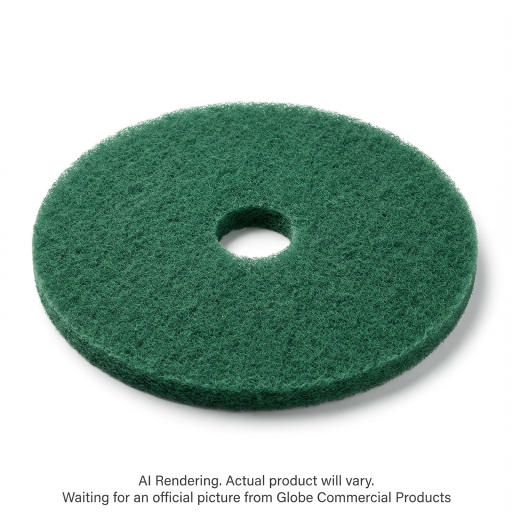 15" Green Scrubbing Floor Pad
