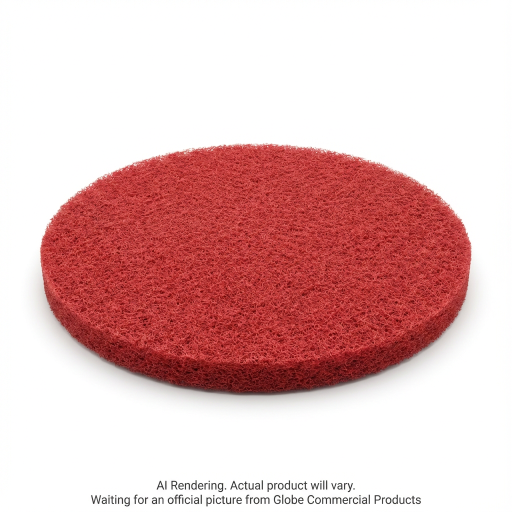 11" Red Buffing Floor Pad