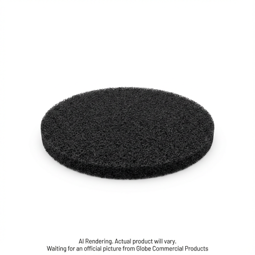 14" Black Stripping Floor Pad