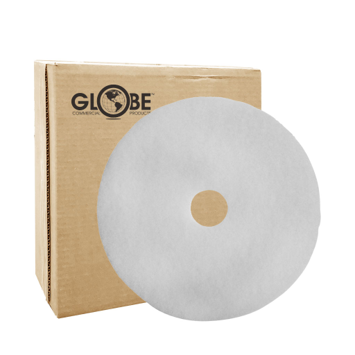 13" White Super Polish Floor Pad