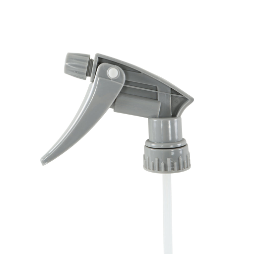 Chemical Resistant Trigger Sprayer Grey - 9.25" Tube