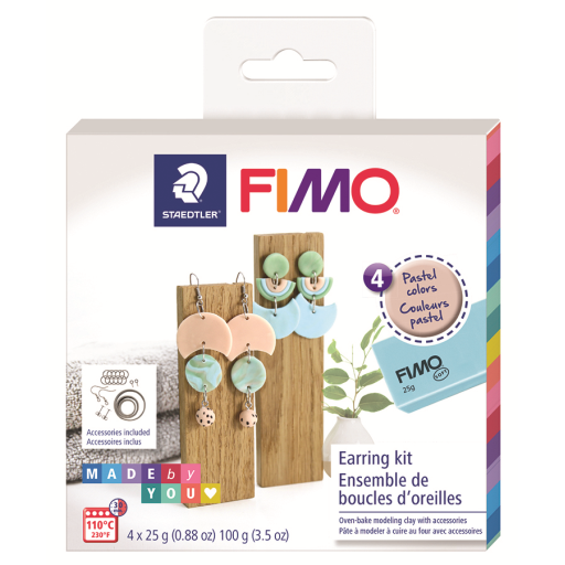 FIMO Jewellery Making Set Earring Kit Modelling Clay