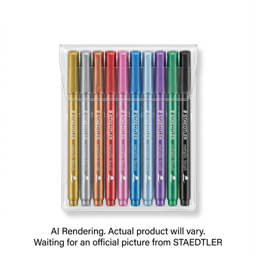 Marker metallic brush 10 pc.