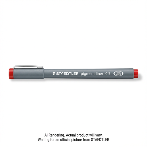 Fineliner Pigment Liner 0.5Mm Red