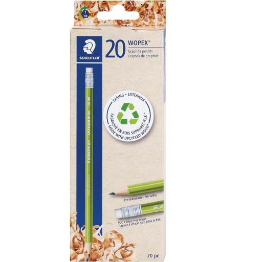 Black lead Wopex pencil 20pk