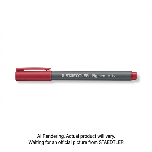 Pigment Brush Pen Carmine Red