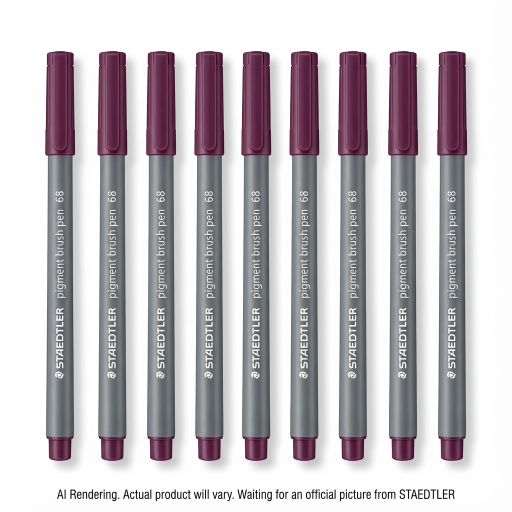 Pigment Brush Pen Plum