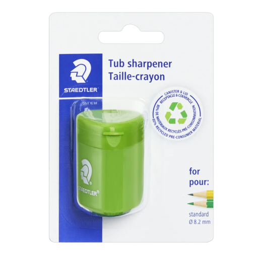 Staedtler Triangular recycled content 1 hole sharpener
