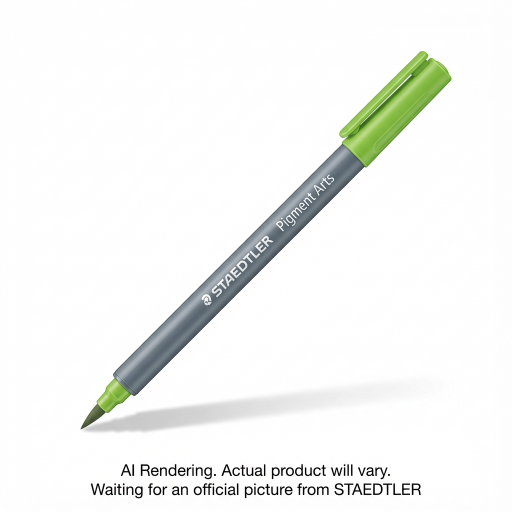 Pigment Brush Pen Lime Green