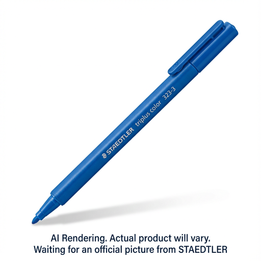Fibre tip pen tripl.col. 1mm Blue