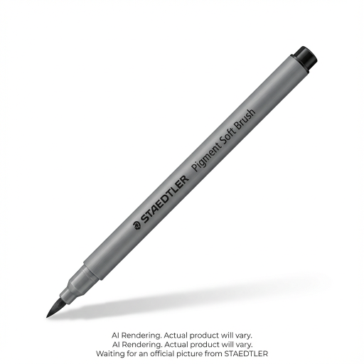 Pigment Soft Brush Pen Int. Black