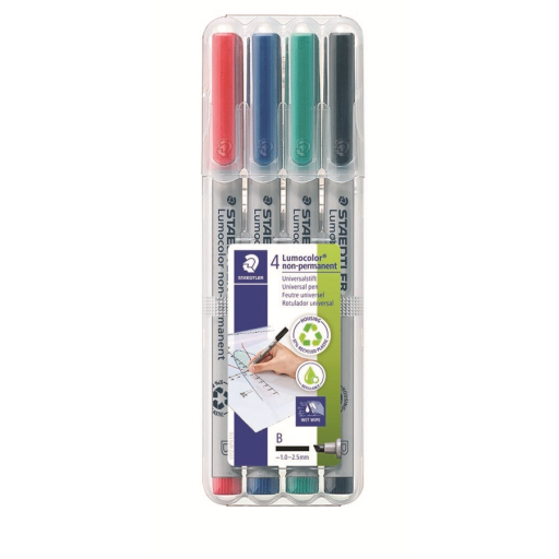 Universal pen Lumocolor non-p B 4pc