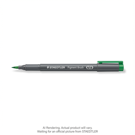 Pigment Brush Pen Green